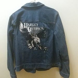 Ladies Harley Davidson denim jacket